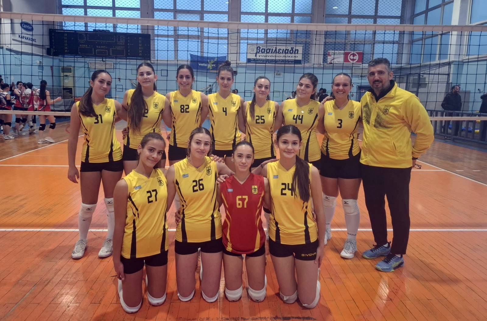 Βόλεϊ Κορασίδων AΡΗΣ 2 (εκτός συναγωνισμού ΕΠΕΣΘ): Νίκη με 0-3 επί του Προμηθέα Πυλαίας