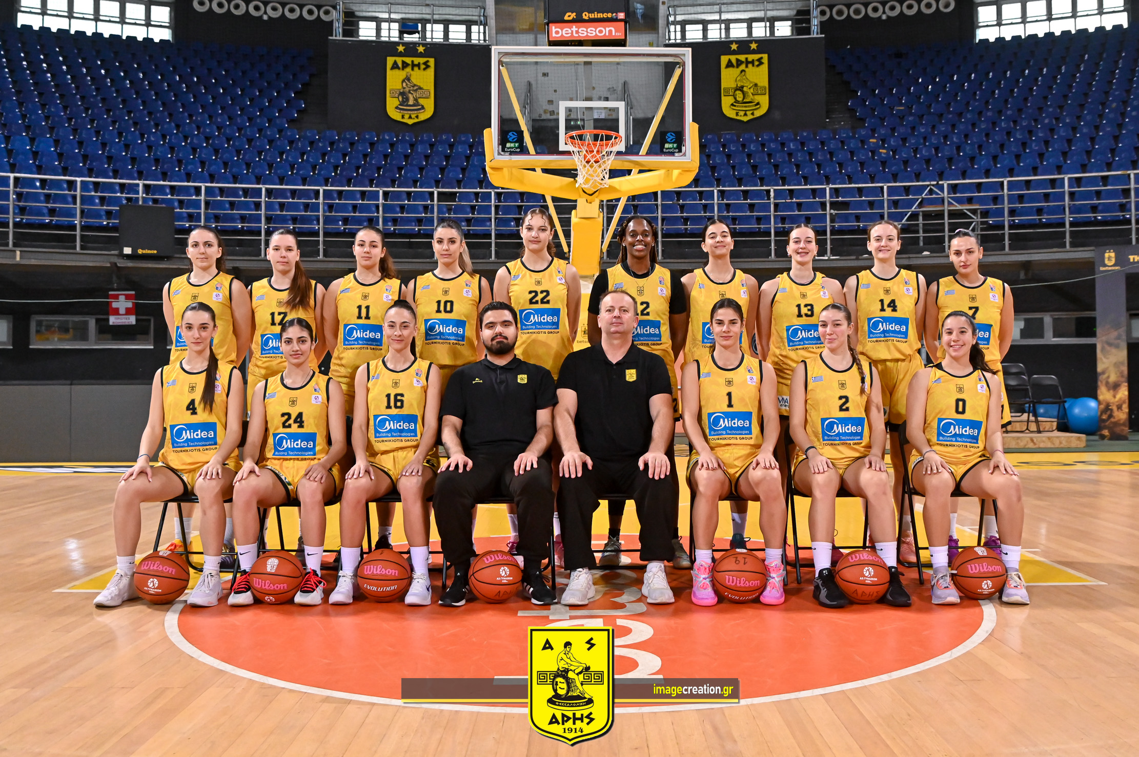Μπάσκετ Γυναικών: Ο Όμιλος Τουρνικιώτη και η Μidea Βuilding Τech βασικός χορηγός και ονοματοδότης του ΑΡΗ