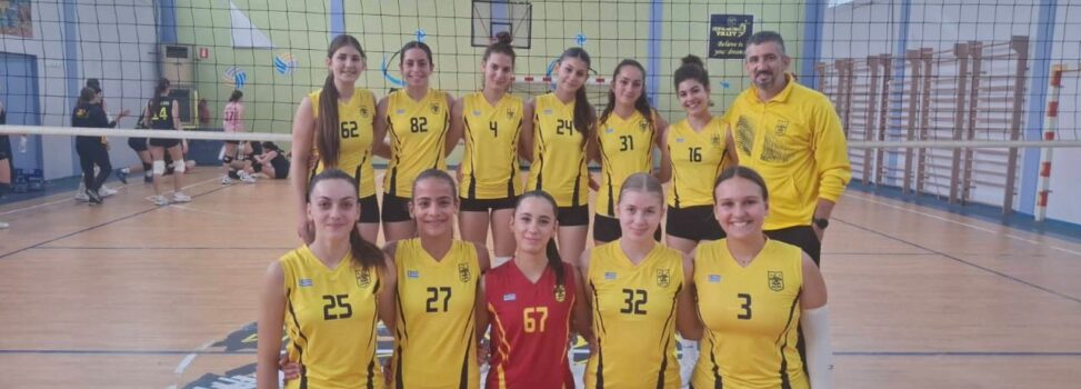 Βόλεϊ Κορασίδων (εκτός συναγωνισμού ΕΠΕΣΘ): Ηττα για τον ΑΡΗ 2, έχασε 1-3 από την Ελπίδα