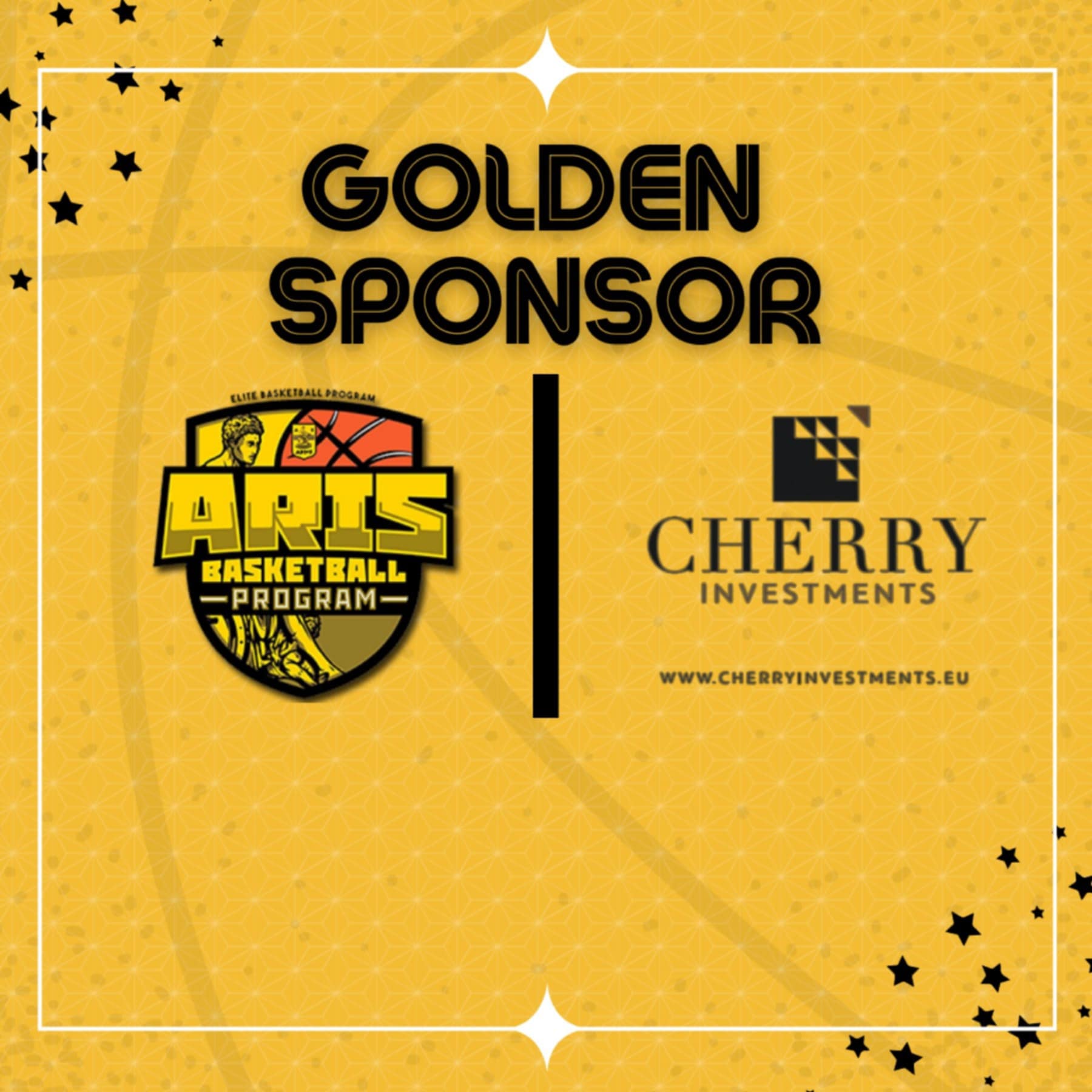 Ακαδημία Μπάσκετ: Η CHERRY INVESTMENTS χρυσός χορηγός του ARIS Elite Basketball Program