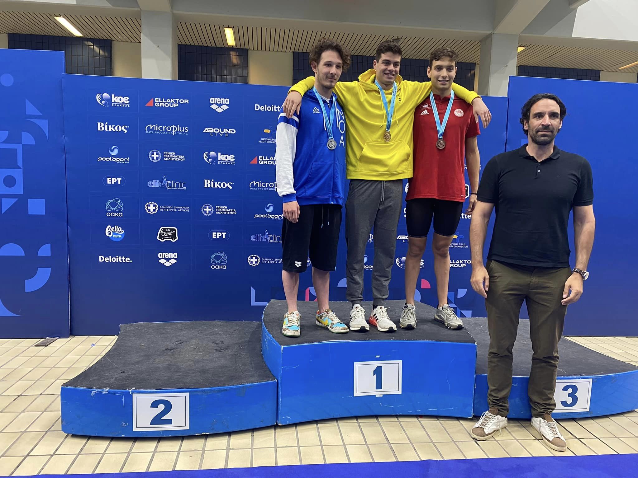 Κολύμβηση: Πέμπτη θέση και τρία μετάλλια για τον ΑΡΗ στο Εθνικό Πρωτάθλημα