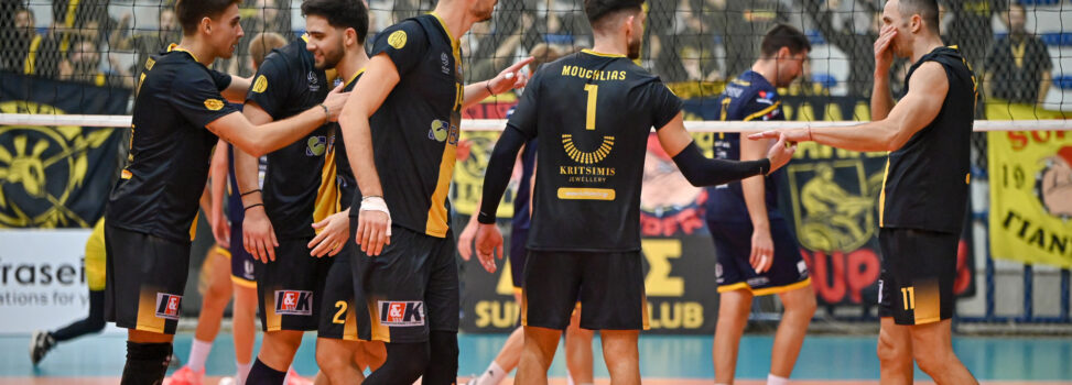 Βόλεϊ Ανδρών: Ντέρμπι με τον Ηρακλή για την παραμονή στην κορυφή
