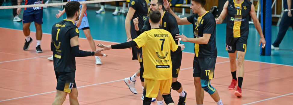 Βόλεϊ Ανδρών: Νίκη στην Αλεξανδρούπολη (0-3) και το αήττητο συνεχίζεται