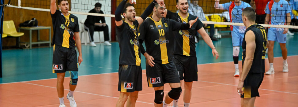 Βόλεϊ Ανδρών: Άνετα τον Πήγασο Πολίχνης (3-0) και «8 στα 8»