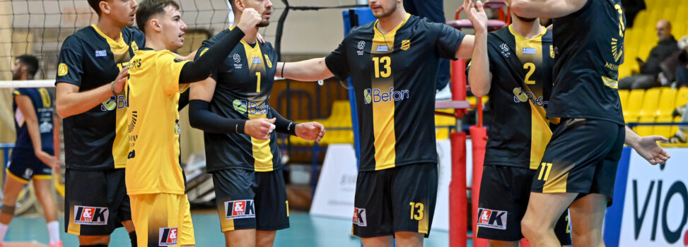 Βόλεϊ Ανδρών: Άνετη νίκη επί του Ρεθύμνου (3-0)